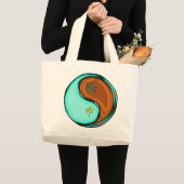 Grand Tote Bag Verseau & Singe de Bois (Devant (produit))