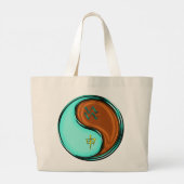 Grand Tote Bag Verseau & Singe de Bois (Dos)