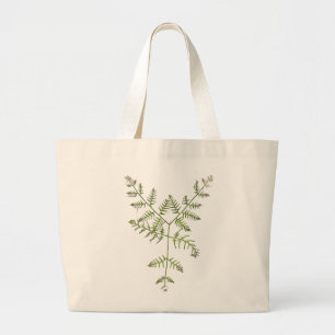 Grand Tote Bag vert de printemps