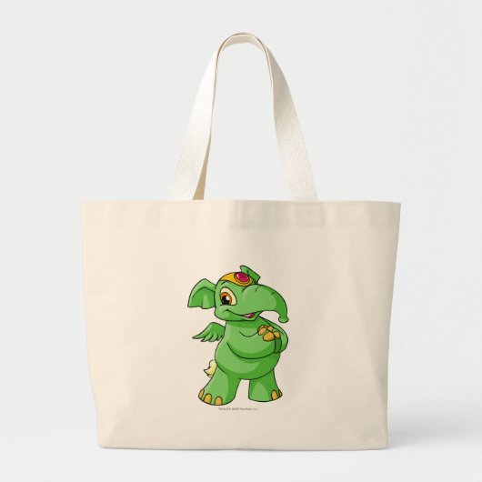 Grand Tote Bag Vert d'Elephante (Devant)