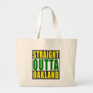 Grand Tote Bag Vert droit d'Outta Oakland