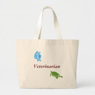 Grand Tote Bag Vétérinaire-Sous l'océan