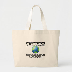 Grand Tote Bag Vétérinaires...Pour un monde meilleur