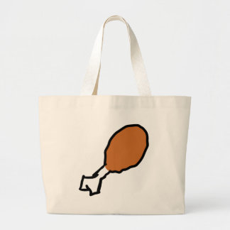 Grand Tote Bag viande de drumstick comique