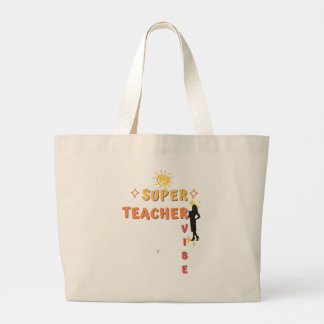 Grand Tote Bag Vibe Super enseignant