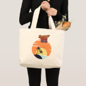 Grand Tote Bag Vibes d'été seulement. (Devant (produit))