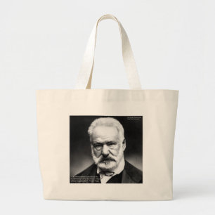 Grand Tote Bag Victor Hugo Citation "Tenderness" Cadeaux Cartes d