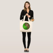 Grand Tote Bag Vierge la Moissonneuse (Devant (modèle))