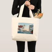 Grand Tote Bag Ville le Maryland d'océan (Devant (produit))