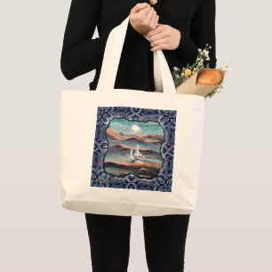Grand Tote Bag Ville lumière future