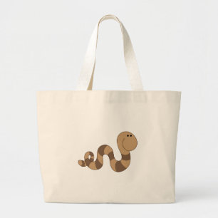 Grand Tote Bag Vin à tête noire