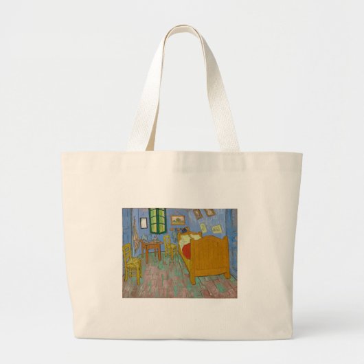 Grand Tote Bag Vincent Van Gogh Bedrome Painting (Devant)