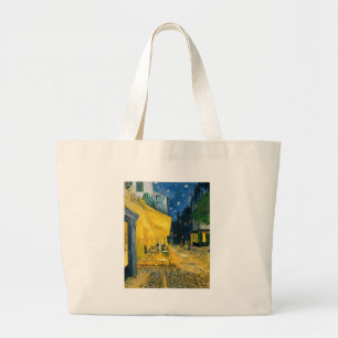 Grand Tote Bag Vincent van Gogh  Café Terrasse, Place du Forum
