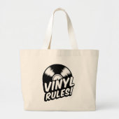 Grand Tote Bag vinyle (Devant)