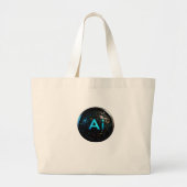 Grand Tote Bag "Vision innovante de l'IA" (Devant)