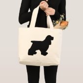 Grand Tote Bag Vitesse de cocker (Devant (produit))