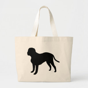 Grand Tote Bag vitesse de dogue de bordeaux