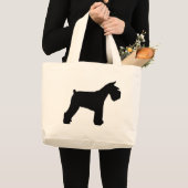 Grand Tote Bag Vitesse de Schnauzer (Devant (produit))
