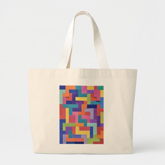 Grand Tote Bag Vivid Grid (Devant)