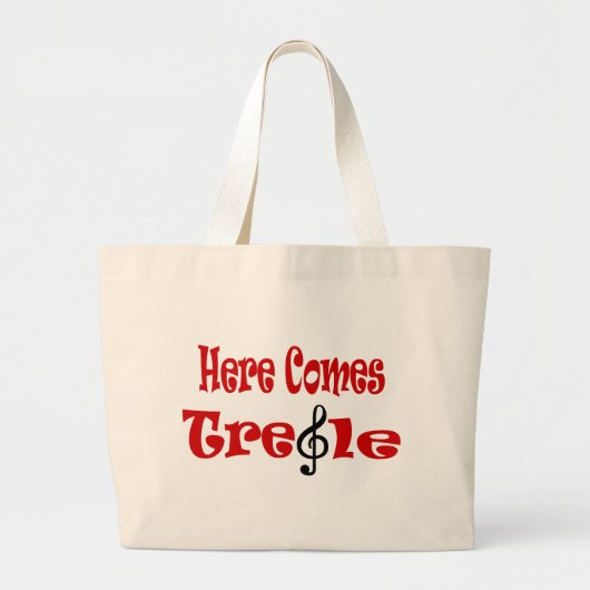 Grand Tote Bag Voici venir le triple (Devant)