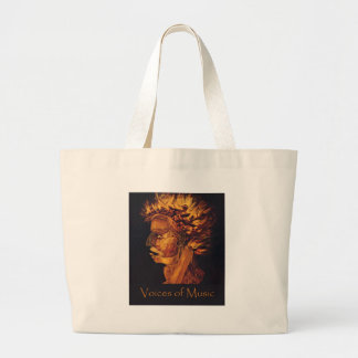 Grand Tote Bag Voix du feu Fourre-tout de musique