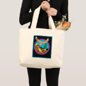 Grand Tote Bag Vol d'aigle (Devant (produit))