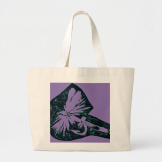 Grand Tote Bag Volée à truites "violettes" Jumbo Fourre-tout