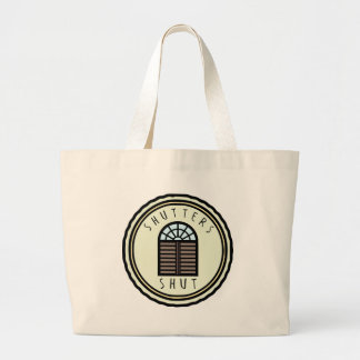 Grand Tote Bag Volets fermés !