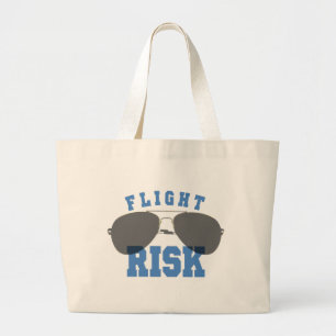 Grand Tote Bag Vols d'aviation à risque de vol