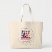 Grand Tote Bag Vote for Hillary USA Stronger Together My Preside (Devant)