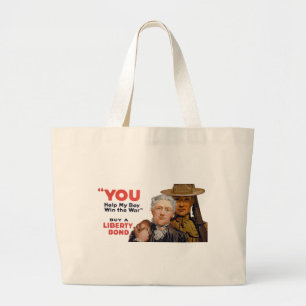 Grand Tote Bag VOUS aidez mon garçon à gagner la guerre