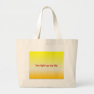 Grand Tote Bag vous allumez ma vie