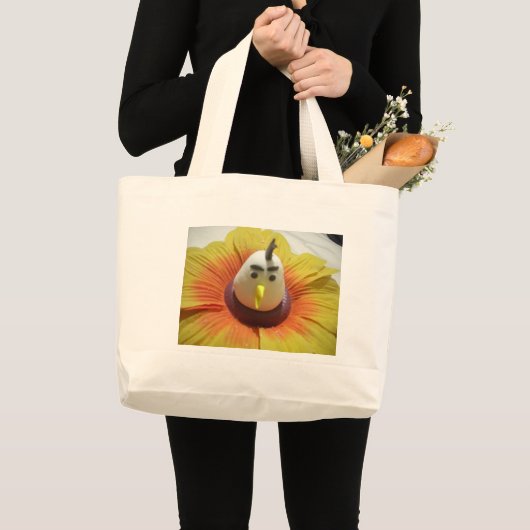 Grand Tote Bag Vous devriez marcher vos oiseaux tous les jours (Devant (produit))