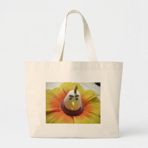 Grand Tote Bag Vous devriez marcher vos oiseaux tous les jours
