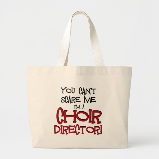 Grand Tote Bag Vous ne pouvez pas m'effrayer, je suis un (Devant)