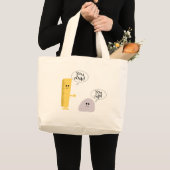 Grand Tote Bag Vous vous basculez règle (Devant (produit))
