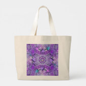 Grand Tote Bag W2 pourpre (Dos)