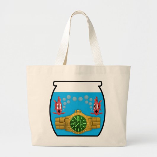 Grand Tote Bag Watch in fish bowl (Devant)