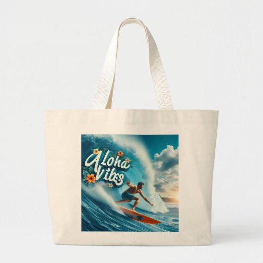 Grand Tote Bag Waves & Wanderlust Collection (Devant)