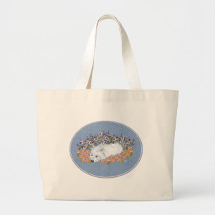 Grand Tote Bag West Highland White Terrier Repose
