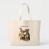 Grand Tote Bag Whippet Bien (Devant)