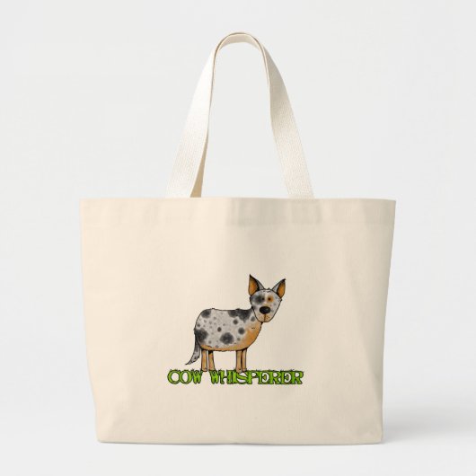 Grand Tote Bag whisperer de vache (Devant)