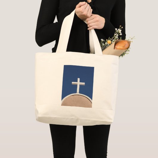Grand Tote Bag White Cross of Taos (Devant (produit))