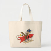 Grand Tote Bag WILE E. COYOTE™ lance Red Rocket (Devant)
