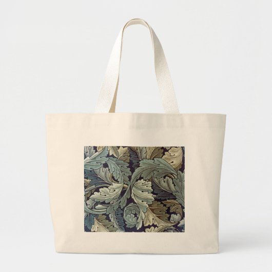 Grand Tote Bag William Morris Acanthus Feuilles (Devant)