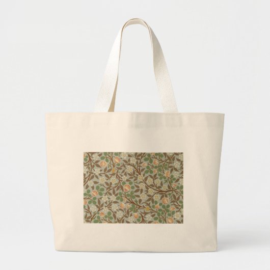 Grand Tote Bag William Morris Clover Fleur botanique (Devant)