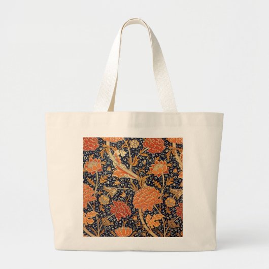 Grand Tote Bag William Morris Cray Fond d'écran Motif (Devant)