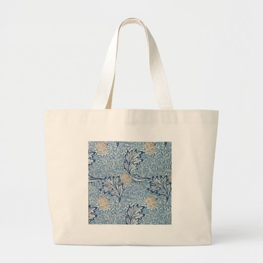 Grand Tote Bag William Morris Flower Floral Design (Devant)