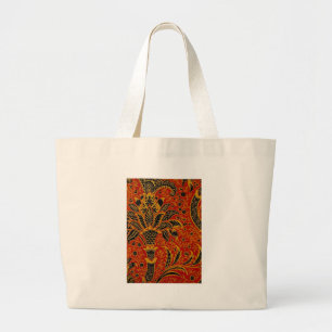 Grand Tote Bag William Morris India Rouge Floral Vintage Classiqu