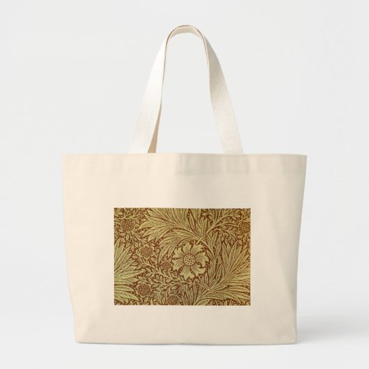 Grand Tote Bag William Morris Marigold Motif de fleurs antiques (Devant)